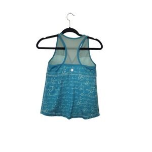 Lululemon Tank Top Everyday Mantra Blue Athletic Sleeveless